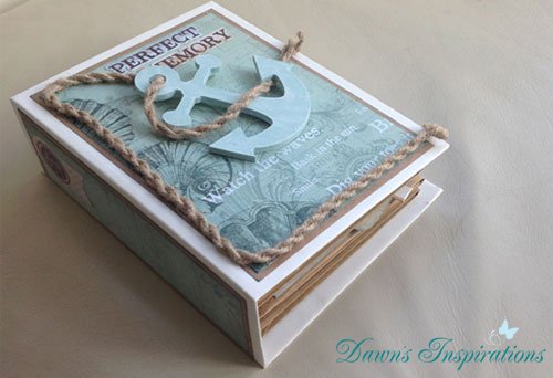  ANOTHER 3 Page Interactive Mini Scrapbook Album Online Tutorial