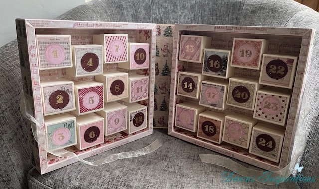  Dawn’s Fill YOUR own Advent Calendar SVG Version Online Workshop